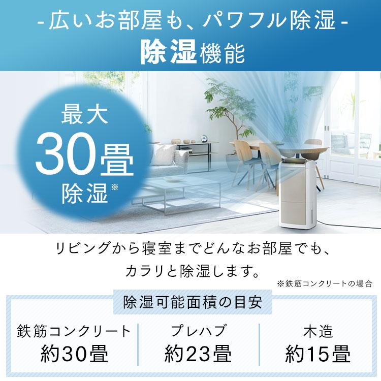 除湿機 空気清浄機 衣類乾燥 アイリスオーヤマ 衣類乾燥除湿機 コンプレッサー 家庭用 省エネ 部屋干し 梅雨対策 イオン 除湿器 * | IRIS OHYAMA | 07