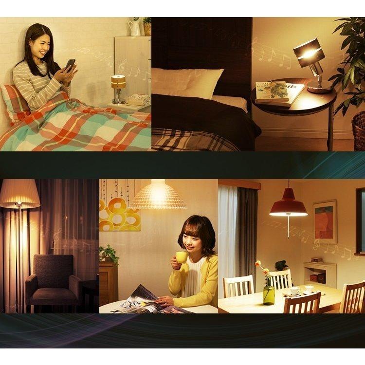 【げん10個まとめ売り】IRIS スピーカー付LED電球 アイリスオーヤマ LED電球 E26 電球色 40形相当 電球色