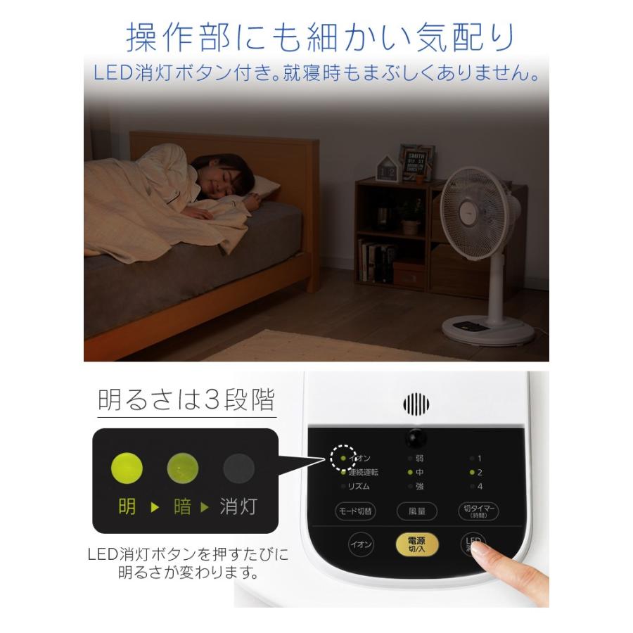 IRIS OHYAMA（アイリスオーヤマ） 扇風機 リビング扇風機 上下 左右 首