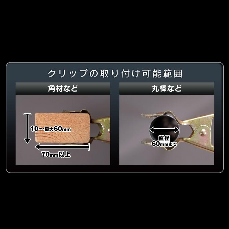 投光器 LED 作業灯 屋内 クリップライト ワークライト 作業 夜間 作業ライト 現場  屋内用 40形相当 ILW-45GC3 アイリスオーヤマ｜petkan｜12