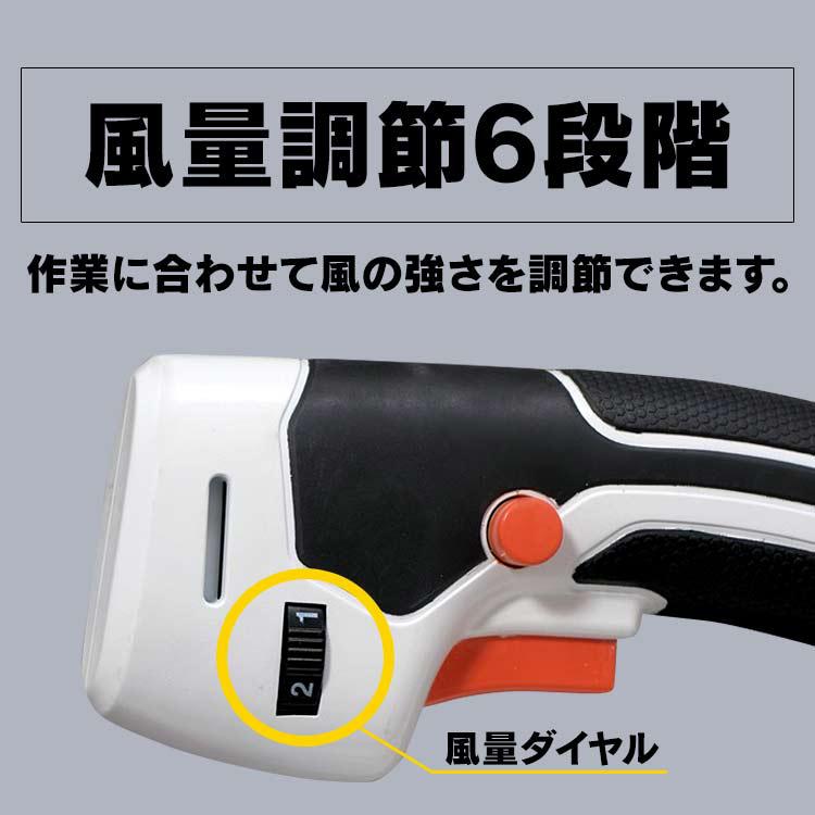 ブロワー 充電式 洗車 コードレス 18V バッテリー付き 軽量 静音 お手軽 落葉 枯れ葉 強力 集塵 粉砕 掃除 清掃 家庭用 庭 JB181 アイリスオーヤマ 新生活｜petkan｜08