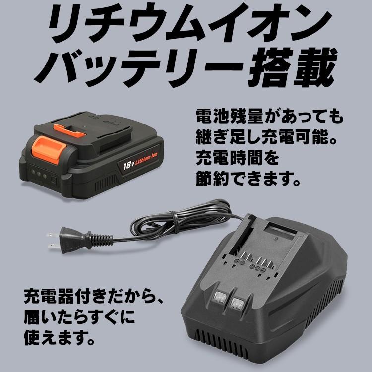 電動ノコギリ 家庭用 レシプロソー  電動のこぎり 充電式 コードレス 18V のこぎり 小型 電動 バッテリー DIY 庭 替刃 草刈機 枝切り 剪定 アイリスオーヤマ｜petkan｜13