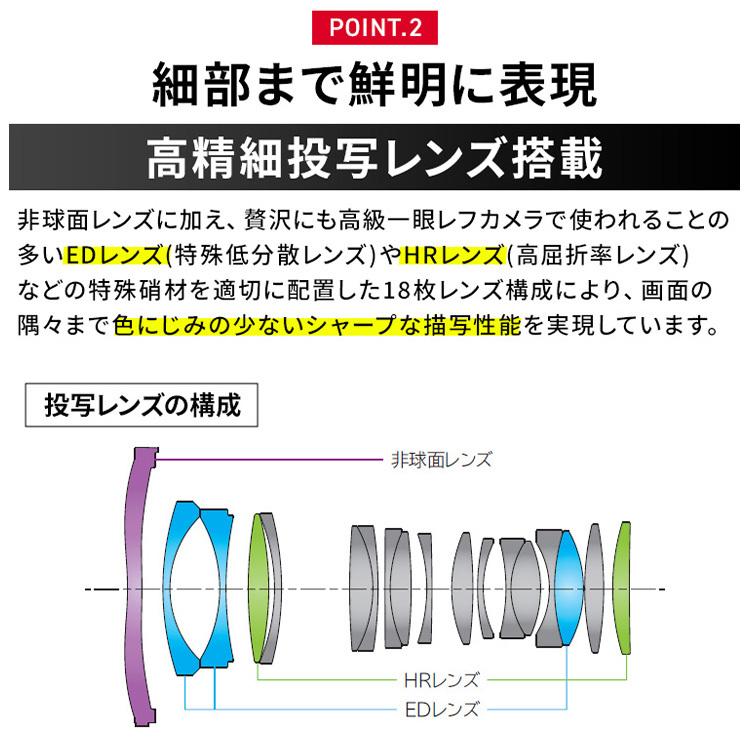 プロジェクター ポータブルタイプ 30〜300型 レーザー光源 プロジェクターミドルタイプ 会議 教室 レンズシフト機能 （光源レーザー）MP-WU5603J 新生活｜petkan｜06