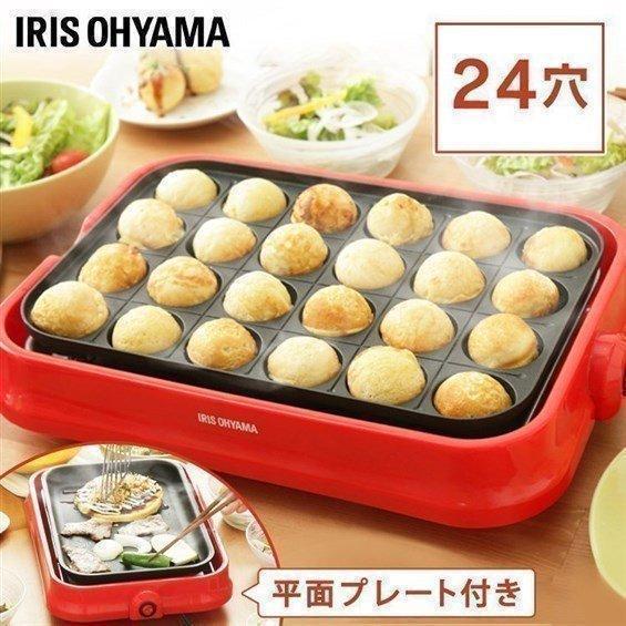 たこ焼き器 焼肉 たこやき機器 2枚プレート ホットプレート おしゃれ アイリスオーヤマ シンプル 一人暮らし 着脱