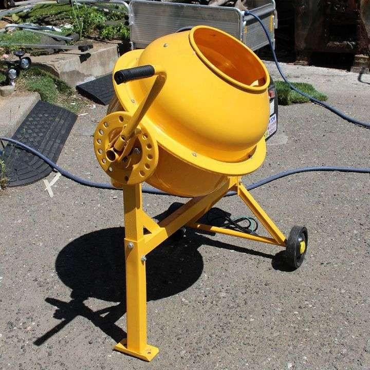 コンクリートミキサーまぜ太郎 AMZ-25Y アルミス まぜ太郎 コンクリートミキサー 小型 電動コンクリートミキサー【代金引換不可】