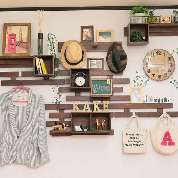 壁に付けられるすのこ2本 S型フック2個付 ダークブラウン Kbs 6613db オスマック 株 D Megastore Paypayモール店 通販 Paypayモール