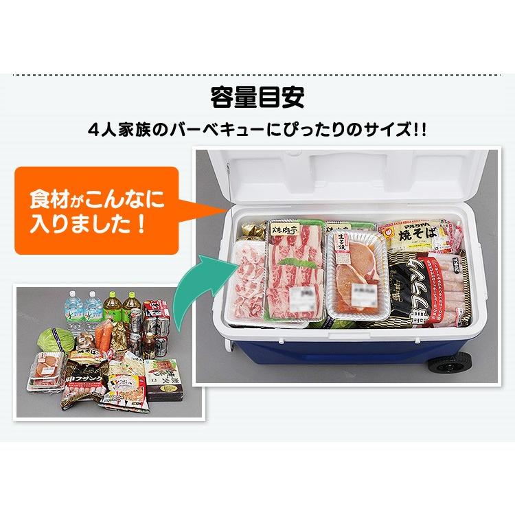 クーラーボックス 保冷力 大型 釣り キャスター付き 45L クーラーボックス 保冷力 大型 釣り キャスター付き 45L