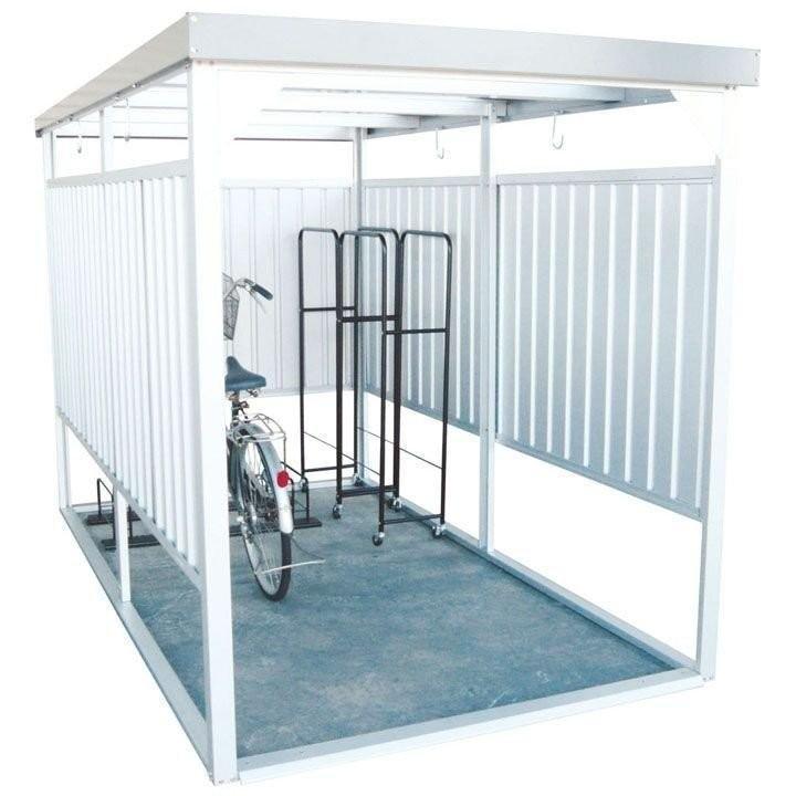 物置 小屋 自転車 屋外 収納 サイクルハウス サイクルガレージ 万能物置 シルバー Dm 14n ダイマツ 代引不可 Td Megastore Paypayモール店 通販 Paypayモール