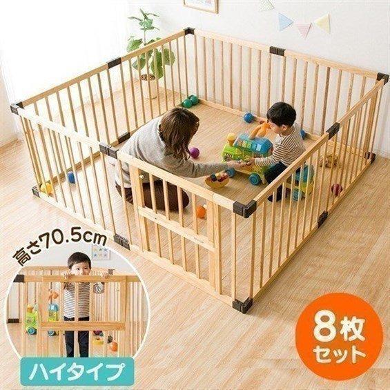 ベビーサークル 木製 高さ 70 ハイタイプ 8枚セット サークル 赤ちゃん セーフティグッズ 柵 子供 安全 おしゃれ 安全対策 木製ベビーサークル Wch 008 Megastore Paypayモール店 通販 Paypayモール