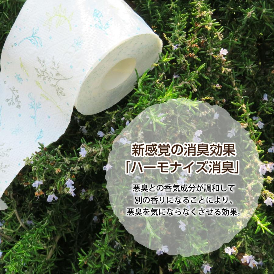 トイレットペーパー ダブル まとめ買い 日用品 ちり紙 花柄 お得用 8