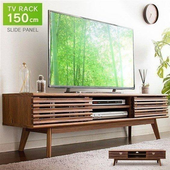 訳あり品！【91】ナチュラルウッドカラー多引き出しチェストテレビ台