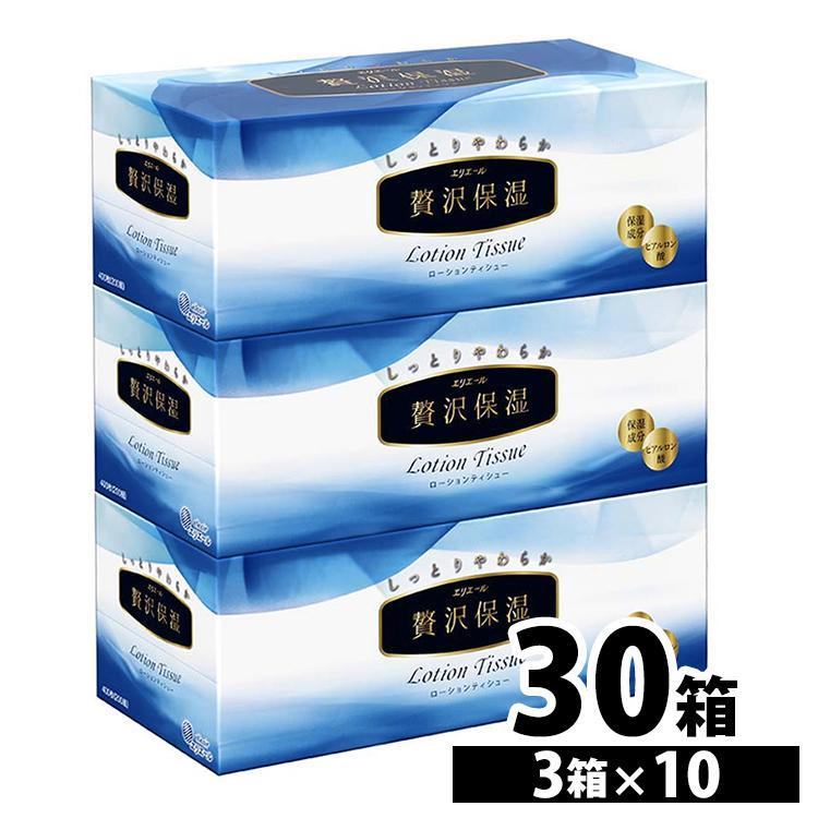 ティッシュ エリエール ティッシュペーパー 保湿 しっとり 200組×30箱