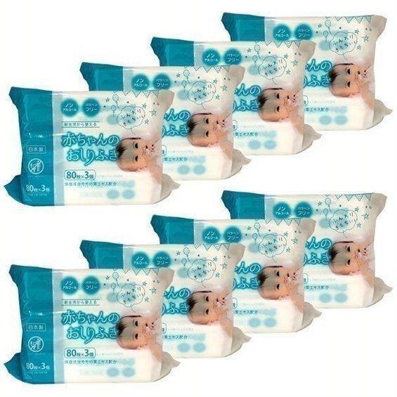 おしりふき 安い ノンアルコール パラベンフリー 8個セット 新生児から使える水成分 赤ちゃんのおしりふき 小 80枚 3個 昭和紙工 Megastore Paypayモール店 通販 Paypayモール