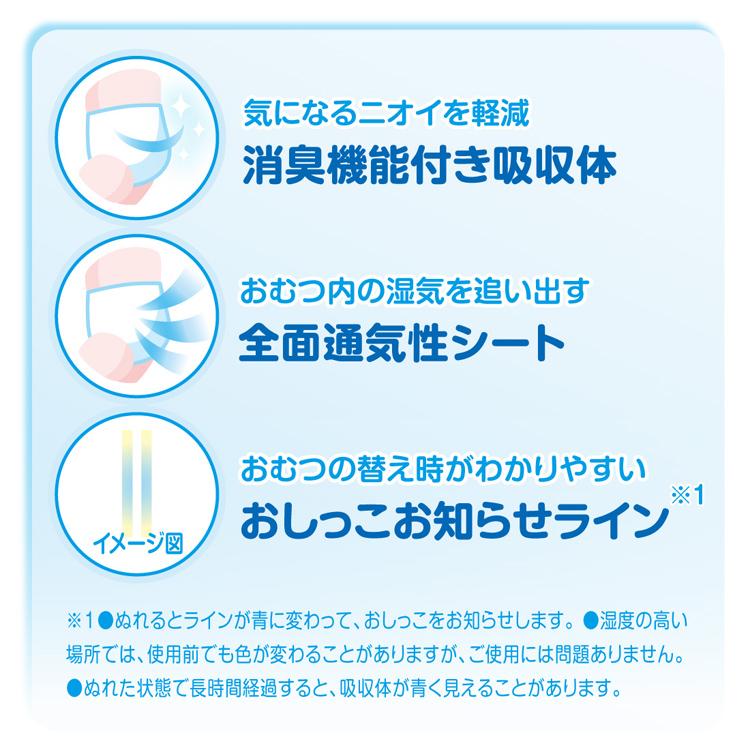 グーン おむつ パンツ オムツ 3個セット M(6〜12kg)66枚 /L(9〜14kg)56枚 /BIG(12〜20kg)50枚 /BIGより大きい(13〜25kg)34枚 ベビー 赤ちゃん 大容量｜petkan｜11