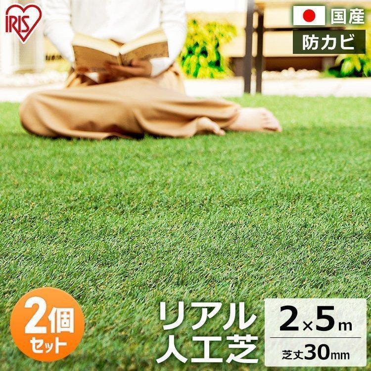 IRIS OHYAMA 人工芝 アイリスオーヤマ 2m×5m ロール リアル人工
