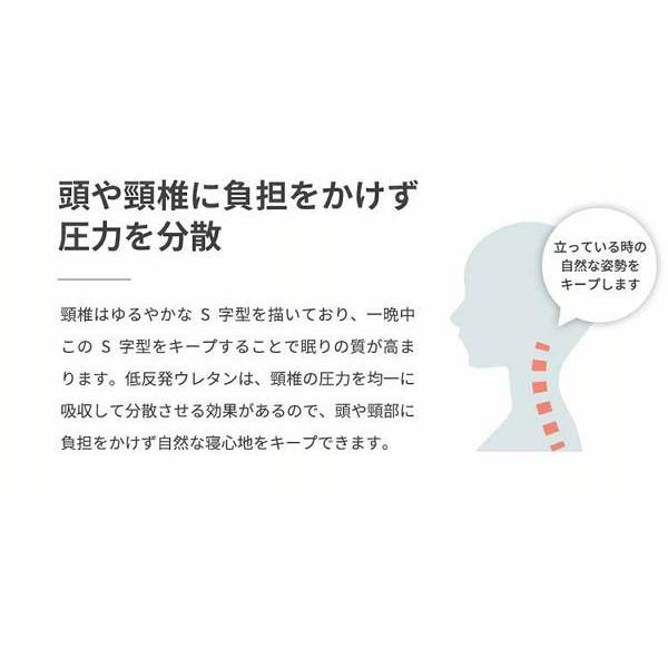 枕 まくら 首こり 低反発 頸椎安定型 肩こり 横向き 高さ調節 ピロー ギフト 体圧分散 横向き寝 仰向き寝 ネックサポート NTMD-3050｜petkan｜12