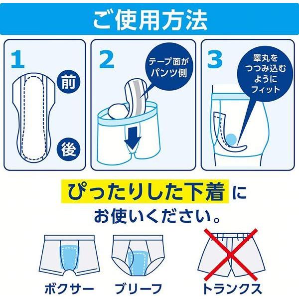 日本製紙クレシア 吸水パッド 尿漏れパッド ポイズ メンズパッド 多量