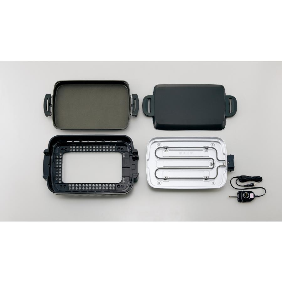 象印（ZOJIRUSHI） ホットプレート ブラック EA-DE10-BA : メガストア