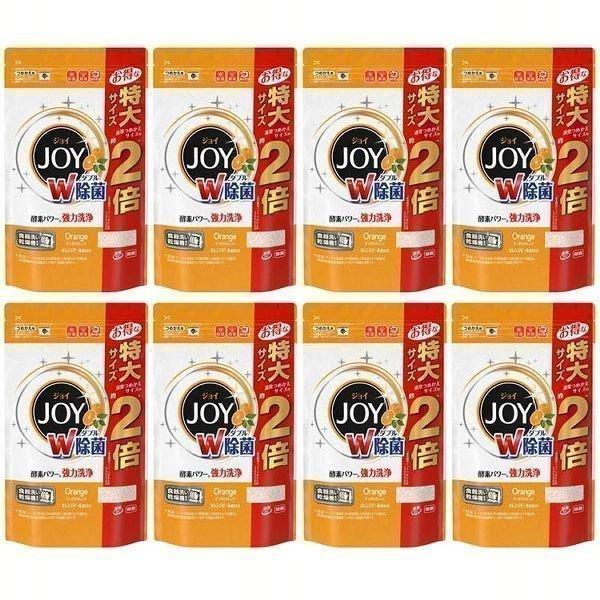 (8個セット)W除菌ジョイ食洗機用 オレンジピール 詰替特大 930g (D)