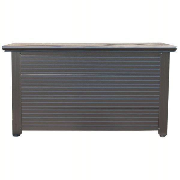 屋外で快適。収納力抜群のベンチ型収納ボックス。ベンチボックス 幅90サイズ 茶 AL-BS904549 (代引不可)(TD)