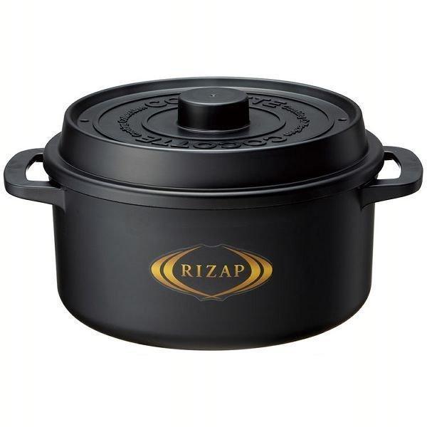 スケーター ココット風 電子レンジ用鍋 ライザップ 監修レシピ付 RIZAP