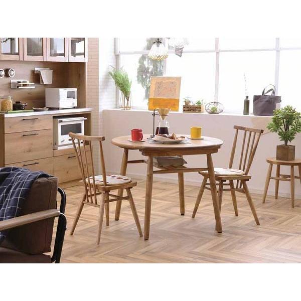 関家具 ダイニングテーブル 2人用 nora ノラ Logie ロジー 丸