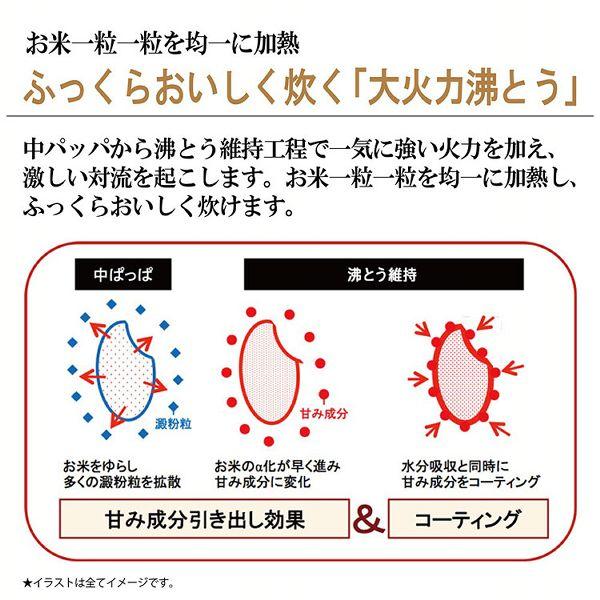 象印 圧力IH炊飯ジャー ブラック NP-BK10-BA (D) 新生活｜petkan｜05