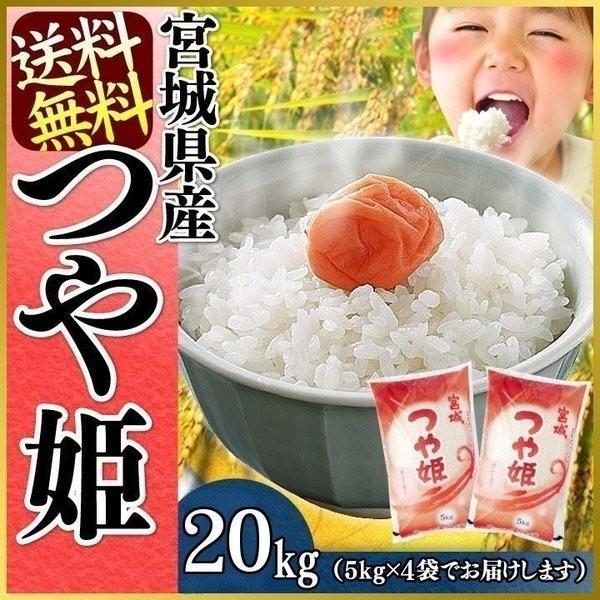 つや姫 20kg お米 20kg 米 送料無料 白米 安い 5kg×4袋 一等米 宮城県産 うるち米 精白米 おいしい つやひめ こめ 令和5年産｜petkan｜05