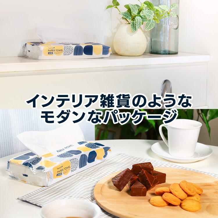 ペーパータオル 紙タオル 小判 100組(200枚) 4個パック パルプペーパータオル 手拭きペーパー スマートエール (D) ポイント消化 |  | 07