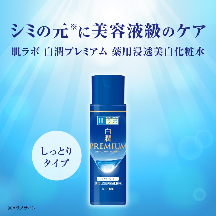 ロート製薬 肌ラボ 白潤プレミアム 薬用浸透美白化粧水 しっとり 170ml