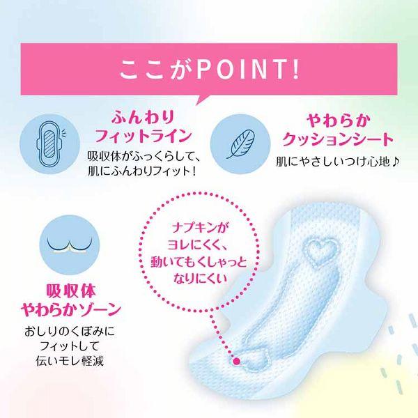 ナプキン 生理用品 エリス 多い日の昼用 生理用ナプキン 羽つき 23cm