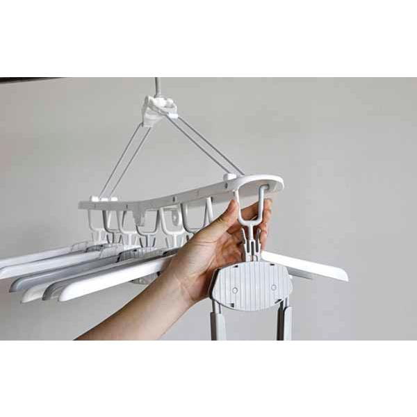 8枚干し 洗濯ハンガー トップスハンガー The hangers ワンタッチ8連