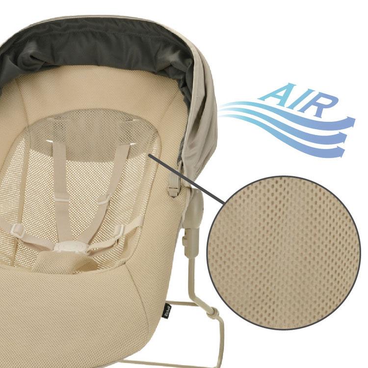 リッチェル（Richell） バウンサー ベビーラック スヤリー ベージュ