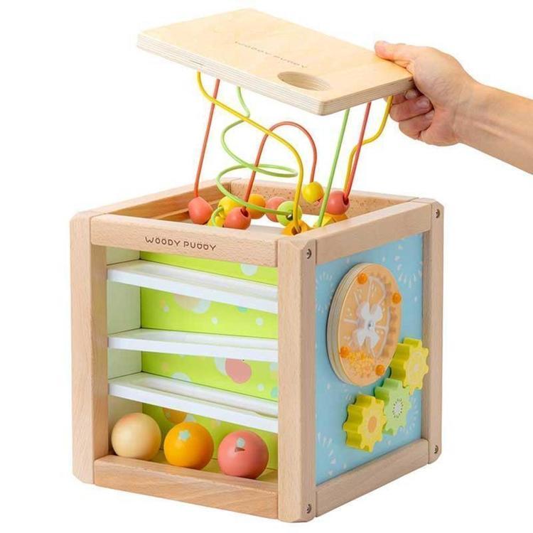 おもちゃ 子ども用おもちゃ プレゼント あそびたっぷり フルーツアクティビティボックス ウッディプッディ(B)の画像