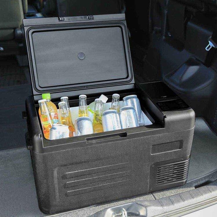 車載冷蔵冷凍庫 コンパクト冷蔵庫 22L ブラック VS-CB122 : メガストア