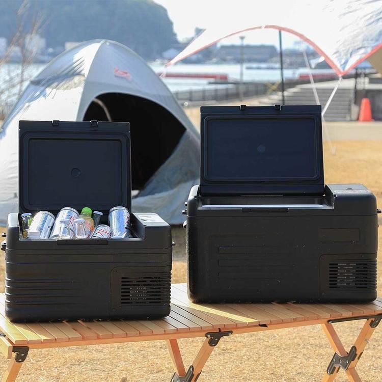 車載冷蔵冷凍庫 コンパクト冷蔵庫 22L ブラック VS-CB122 : メガストア