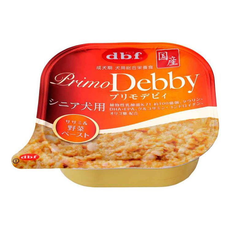 dbf プリモデビィ シニア犬用 ササミ＆野菜　48個 デビフペット プリモデビィ シニア犬用 ササミ＆野菜ペースト 95g×24