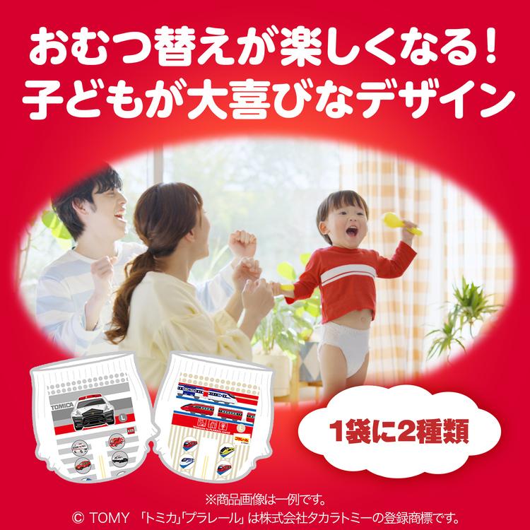 マミーポコ (6個セット)マミーポコパンツL 62枚 トミカ・プラレール