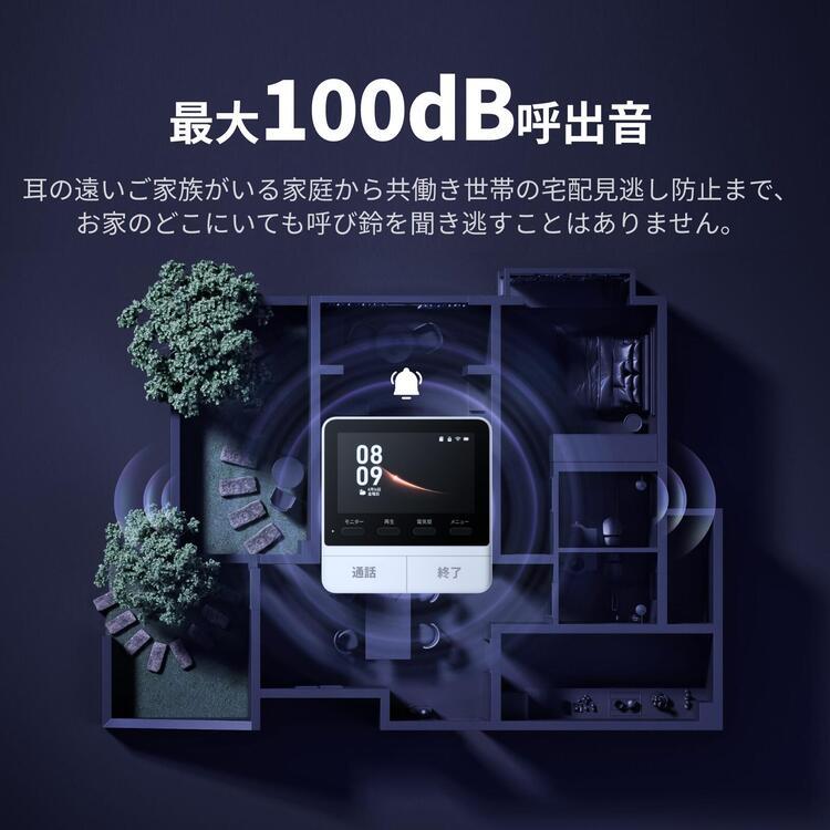 ドアホン ワイヤレス 工事不要 スマホ カメラ付 インターホン 自動録画 不審者検知 遠隔通知 防犯対策 スマートドアホン SwitchBot W6702002 * | SwitchBot | 13