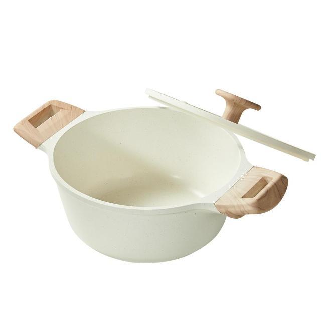 両手鍋 20cm キャセロール IH ガス火対応 ガラス蓋付 CAROTE カローテ