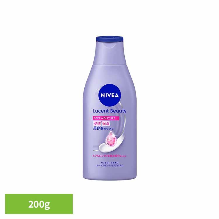 【送料無料】★まとめ買い★　花王　ニベア　ルーセントビューティディープモイスチャー　２００ｇ　×24個【イージャパンモール】 Kao（花王） ニベア ルーセントビューティ ボディミルク ディープ