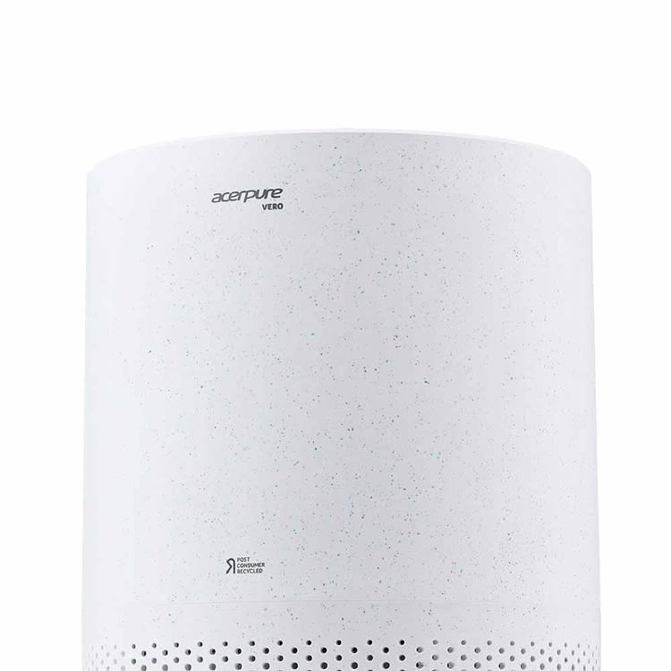 Acerpure Pro Vero 空気清浄機 30畳コンパクト マットホワイト＆アカ