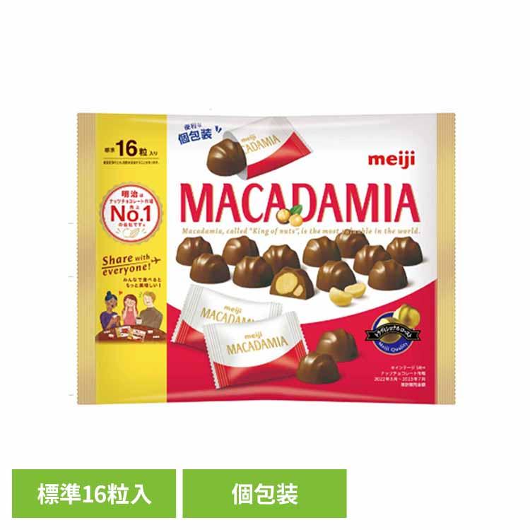 本日限定価格※Meiji マカダミアチョコレート115g 16粒入り　　18袋 明治（meiji） マカダミアチョコレート ビッグパック 16粒入