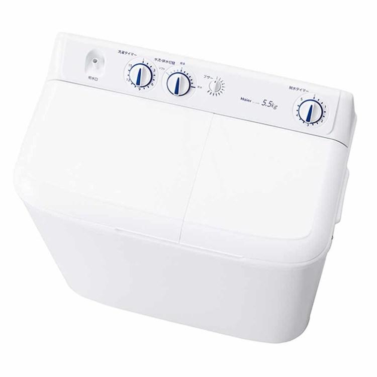 Haier（ハイアール） 洗濯機二槽式5.5kg JW-W55G(W) ホワイト JW-W55G