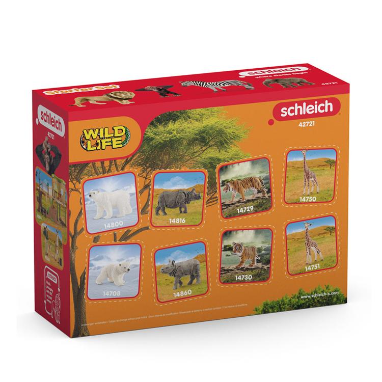 schleich シュライヒ ワイルドライフ アフリカの野生動物セット 42721