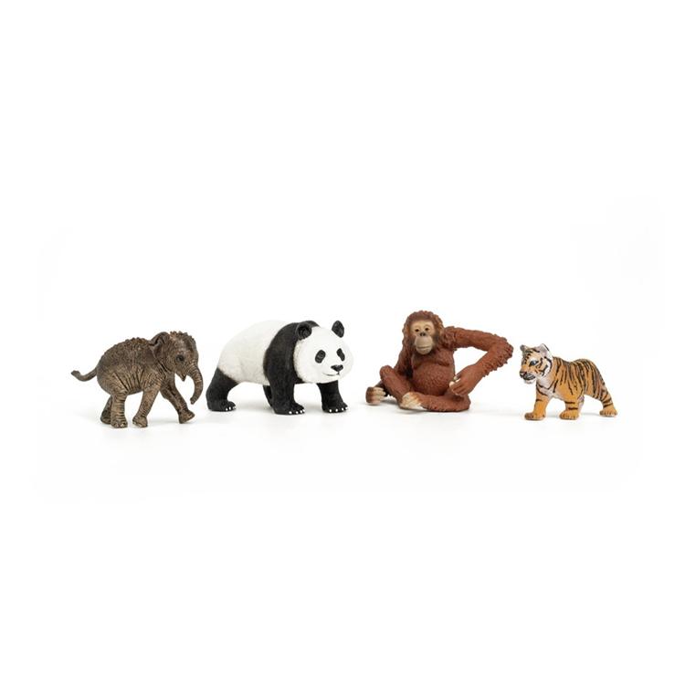 schleich シュライヒ ワイルドライフ アジアの野生動物セット 42736
