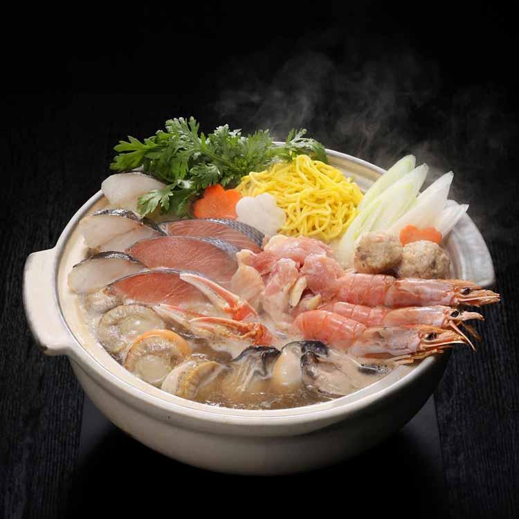 海鮮鍋セット 鍋セット お取り寄せ 海鮮鍋 9種の具材 生ラーメン 特製