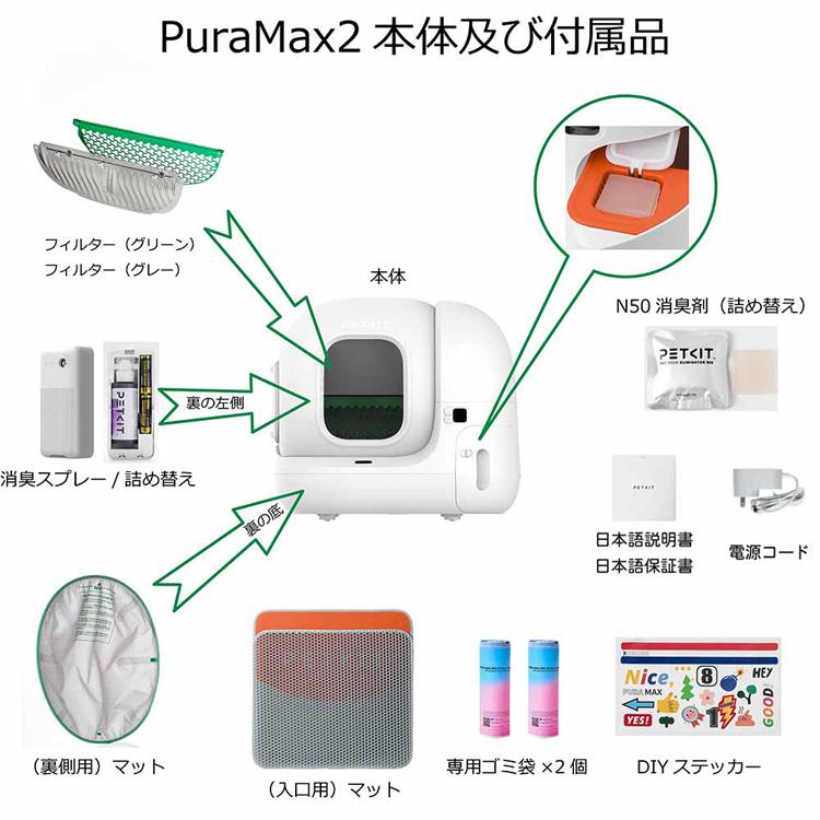 PETKIT（ペットキット） ペット用品 自動トイレ 大型 猫 トイレ 多頭