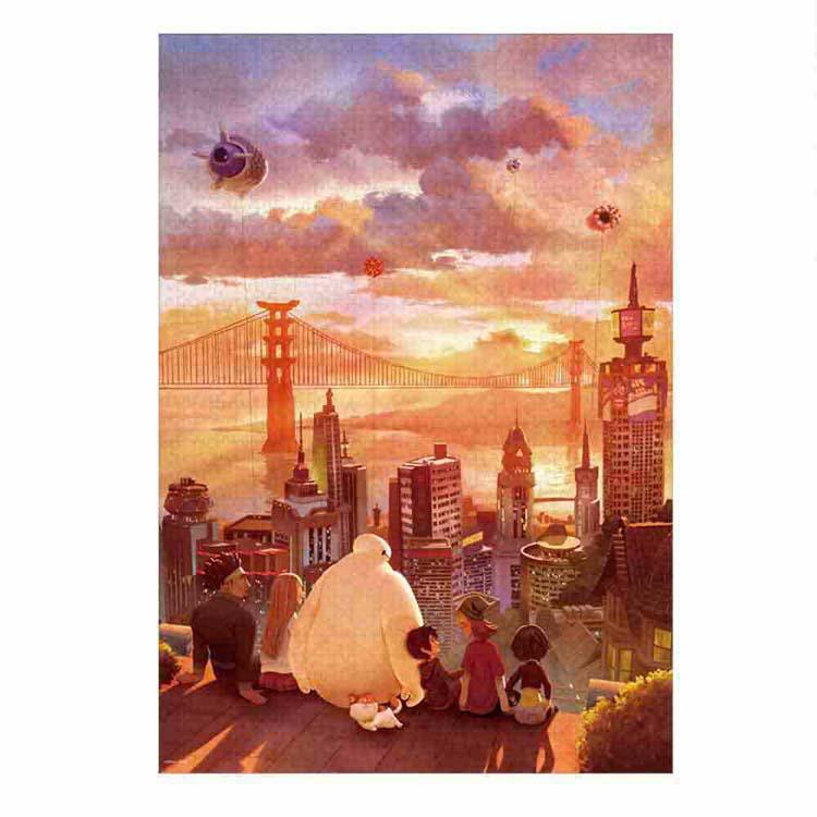 ジグソー パズル ディズニー Disney 1000ピース 夕景に偲ぶ（ベイ