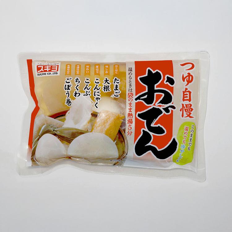 個食 本格おでん 常備 防災食 湯せん 復興支援 つゆ自慢おでん スギヨ